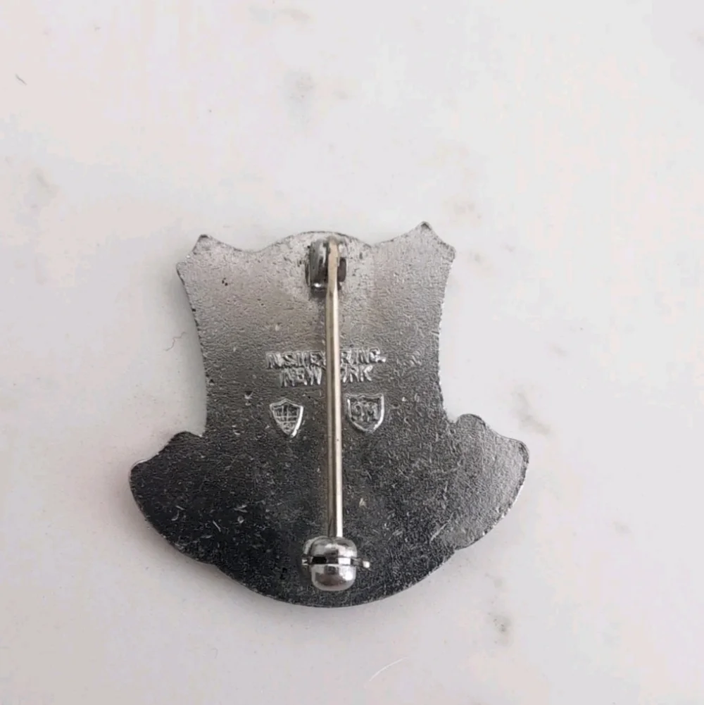 Vintage USAF 4th Tactical Fighter Wing Crest Pin NS Meyer NY Pret Toujours